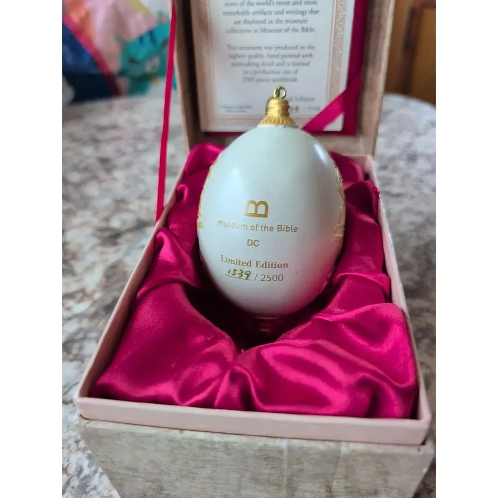 Christmas Museum of‎ the Bible DC Ornament Limited Edition in Box #1539/2500